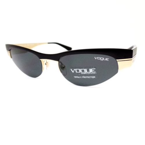 Vogue Gigi Hadid VO 4105 S 917/87 Brushed Gold Black Sunglasses New Authentic - Picture 1 of 3
