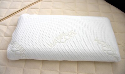 Wacore Nackenstützkissen Wasserbetten Kissen Power Pillow Grand flach 35x70x9 cm