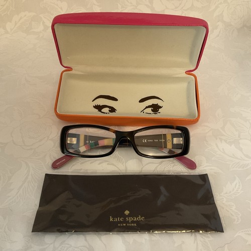 Kate Spade Eyeglasses Frame KSR02 TS20 51-16 135 Tortoise & Multicolor w/Case
