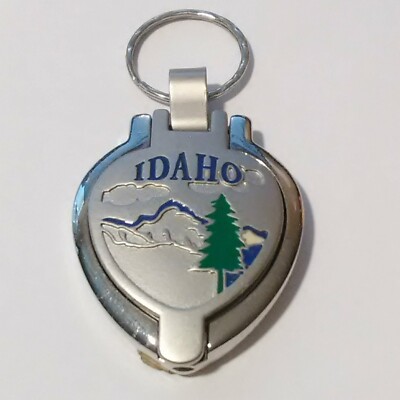 IDAHO PICTURE FRAME LOGO KEY CHAIN GREAT FOR ANY COLLECTION!