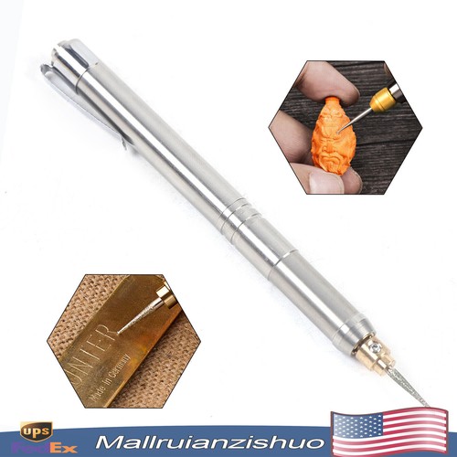 Electric Cordless Micro Engraver Pen Engraving Tool Kit Mini Metal Glass Ceramic