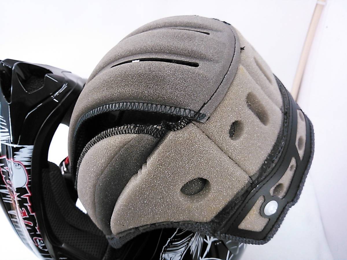 Shoei Off Road Helmet VFX-DT Metal Mulisha3 S Size Replaced