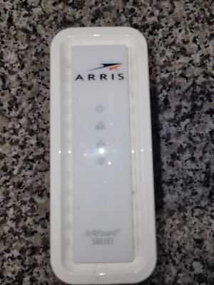 ARRIS SB6183 686 Mbps Cable Modem, Refurbished includes ethernet & power cords