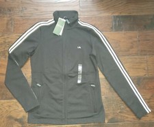 NWT Lauren Ralph Lauren Women's Active Black Track Jacket Full Zip
