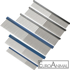 Hunde Fellkamm Fellk&auml;mme Grooming Katzenkamm Aluminium/Edelstahl AESCULAP