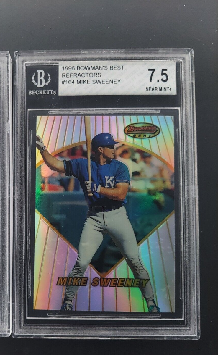 1996 Bowman's Best Refractors #164 Mike Sweeney RC BGS NM+
