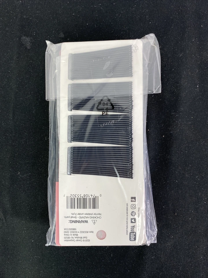 6 Pack Conair Pin and Match Black Bobby Pins 360 in Total - Image 4 of 4