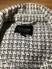 Stoosh Women’s Long Sleeve Jacket Button Down Size M White Black — photo 3