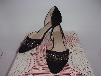 Simply Vera Vera Wang Svanita Black ballet flats no box size 10M NEW