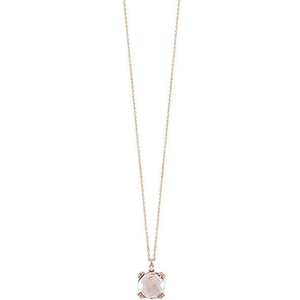 Collana Citerna Per Donna In Oro Rosa 9 Carati, Lunghezza 46 Cm, Chiusura A Molla, Elegante, In Confezione Regalo - 5