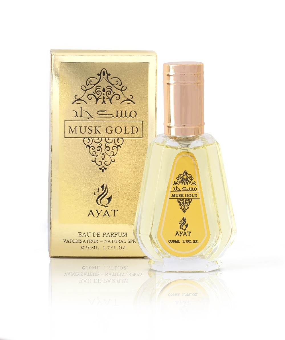 Musk Gold Eau de Parfum Ayat Perfumes 50 ml Solution Sillage Durable