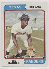 1974 Topps Wrong Back Len ( Back) Mike Sadek Lenny Randle #577 0h1