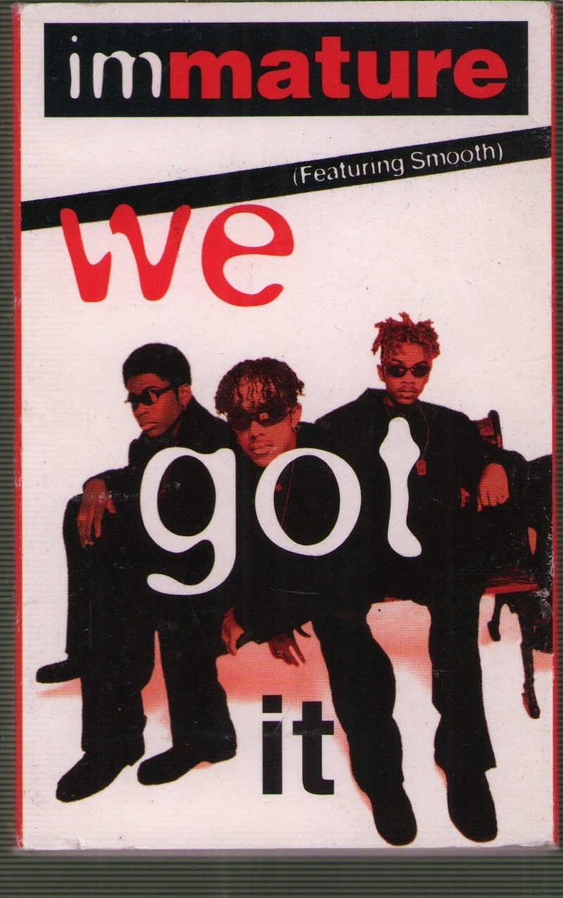 Immature We Got It cassette UK MCA 1995 cassette in card slipcase. plays same