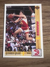 1991-92 Alexander Volkov- Upper Deck #411-  Atlanta Hawks