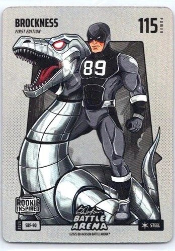 2026 Bo Jackson Battle Arena Brockness Silver Battlefoil RC Brock Bowers 1st Ed.