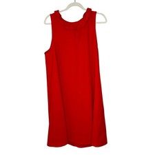 Pomander Place Red Blyth Sleeveless Bow Back Neck Dress XXL Preppy Christmas