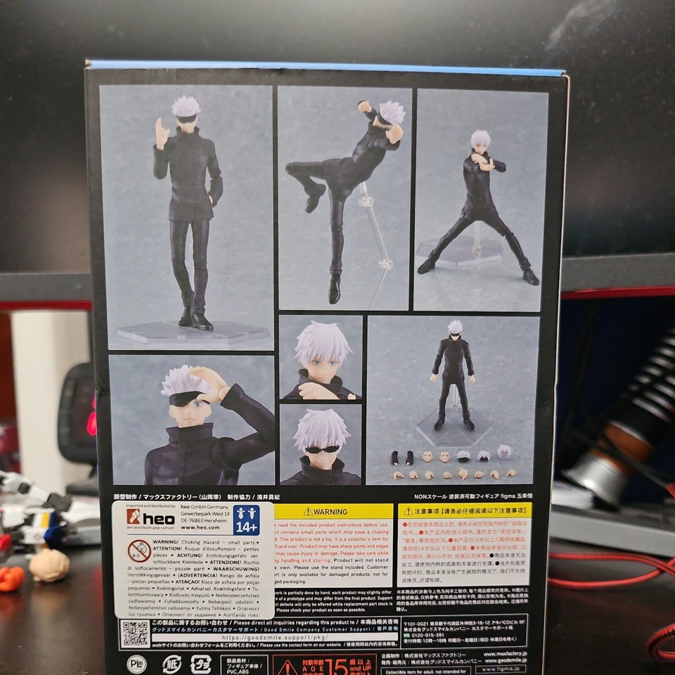 Figma Satoru Gojo 557 Max Factory Jujutsu Kaisen perfecto estado. Foto 2 de 4
