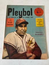 Pleybol Magazine 1956 Panchillo Ramirez Mexico Baseball Dodgers Yankees Beisbol