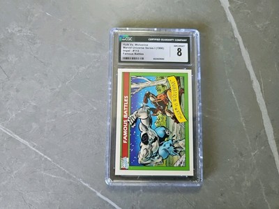 Hulk Vs. Wolverine Marvel  Universe Series 1 (1990) Impel #113 CGC 8
