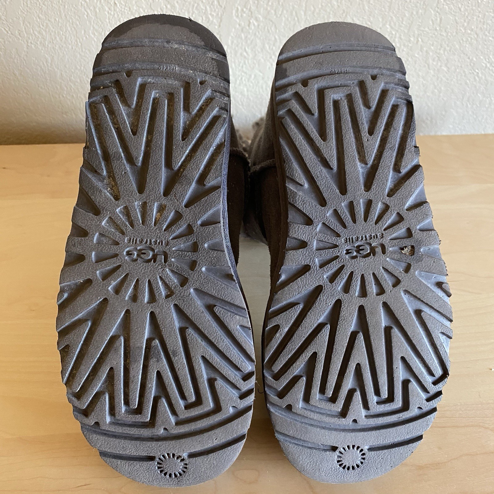 UGG GRAY MINI BAILEY BUTTON CONSTELLATION BOOTS, … - image 6