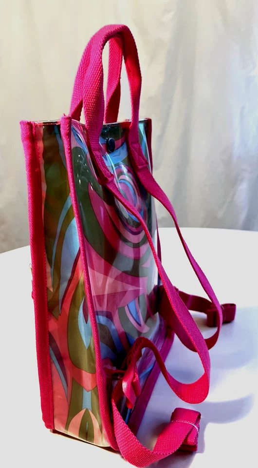 VANS x Барби, мини рюкзак, прозрачный, розовый Swirl, Ltd Ed, совершенно новый - Изображение 3 из 4