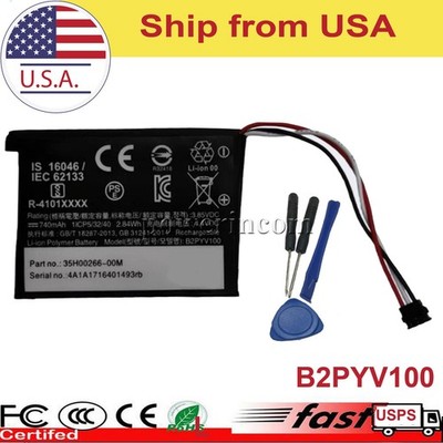 Battery for HTC 35H00266-02M VR Ultra High Capacity Replacement for HTC B2PYV100