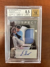 2021 Panini Spectra Emerson Hancock Prospect Jersey Autograph #68/99 BGS 8.5/10