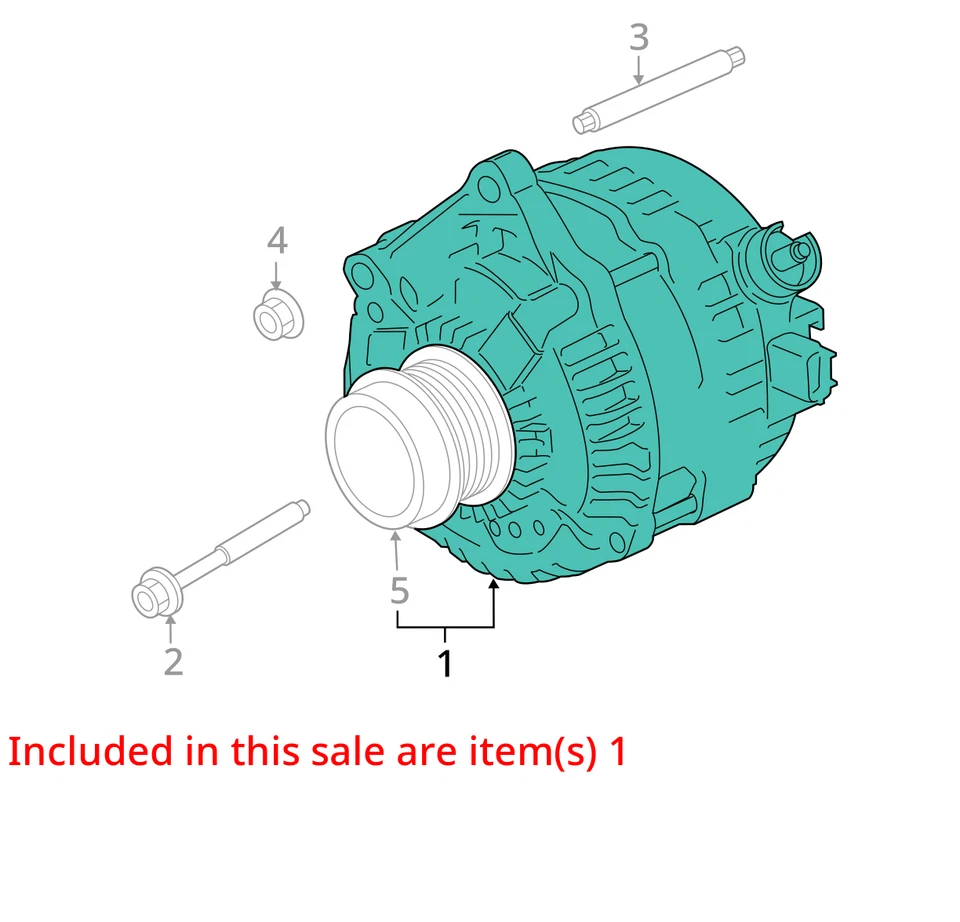 Alternator Turbo Fits 15-20 FORD F150 PICKUP 10315576 - Image 4 of 4