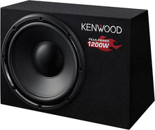 Kenwood KSC-W1200B Subwoofers Pour Voiture Caisson De Basse Pré-Chargé 300 W
