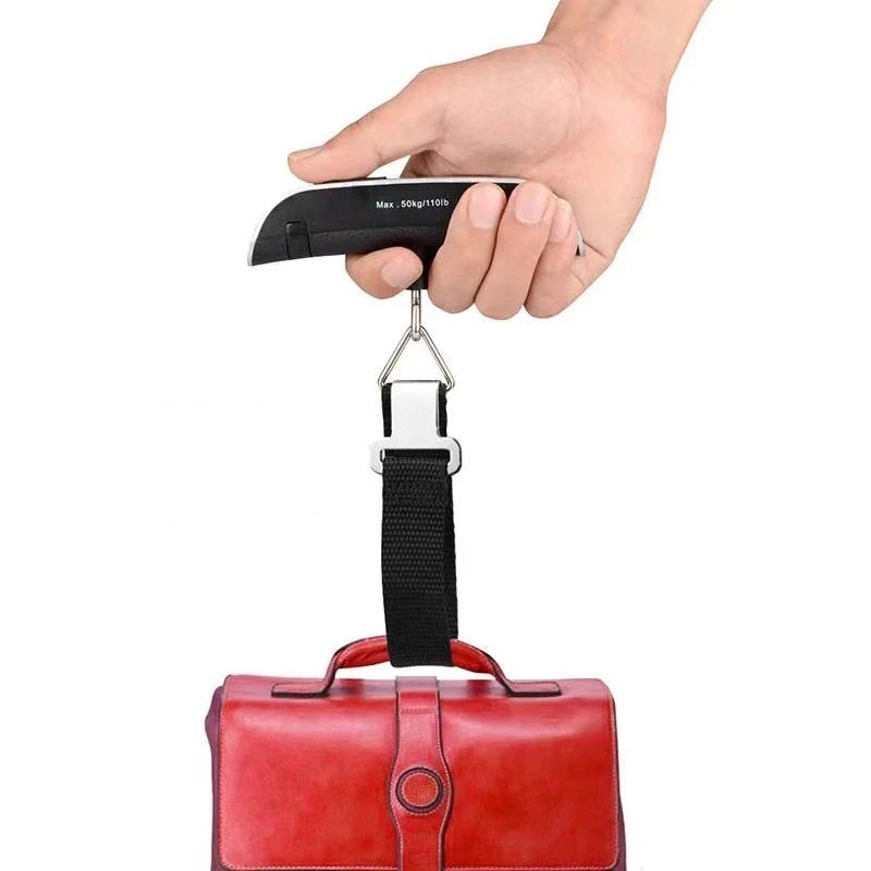 Hanging Weight Luggage Scale 110lb/50kg Portable Travel LCD Digital