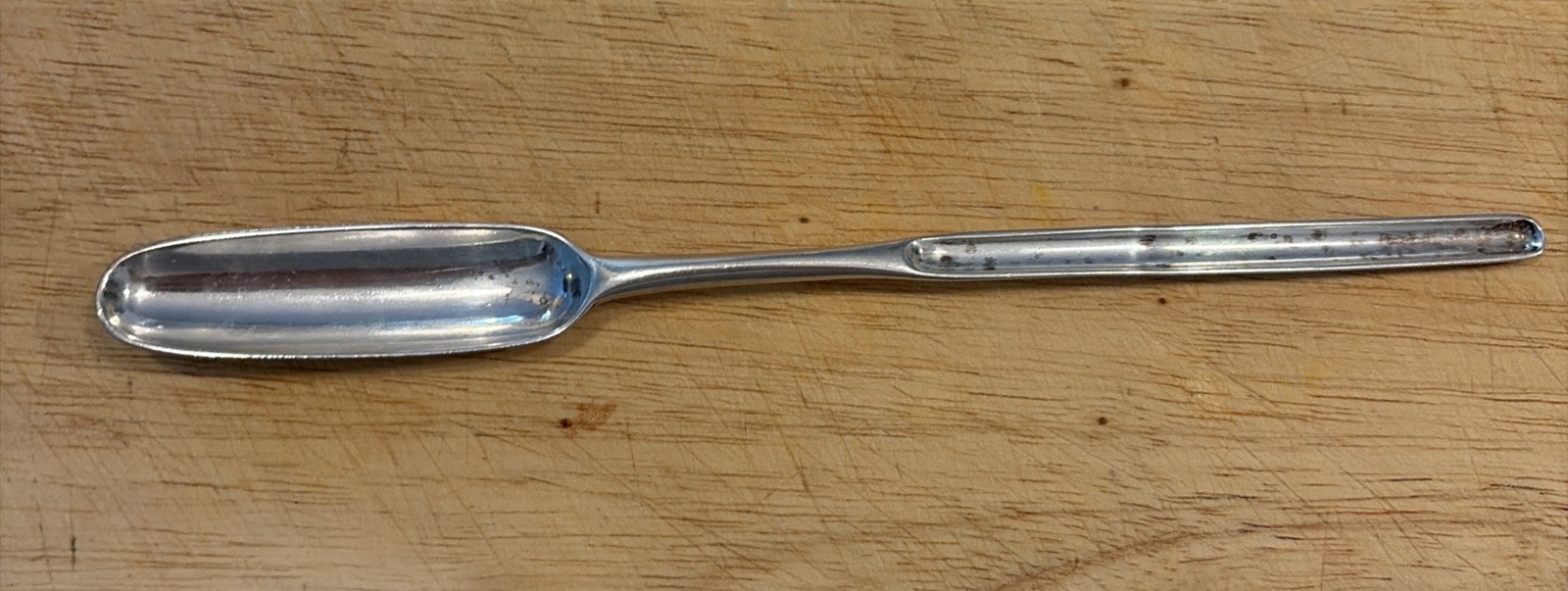 Sterling Silver Bone Marrow Scoop London 1766 George III 9” Long 1.5oz