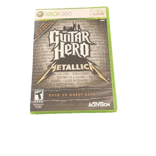 Guitar Hero: Metallica (Microsoft Xbox 360, 2009) CIB Complete w/ Manual Tested