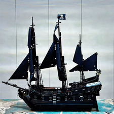 MOC Pirate Ship Building Blocks 2862PCS Black Pearl Style Ship Model DIY Bricks