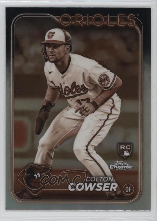 2024 Topps Chrome Sepia Refractor Colton Cowser #278 16rk
