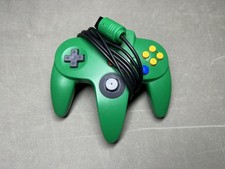 Nintendo 64 N64 Green Controller   Loose Joystick   Tested  Original OEM