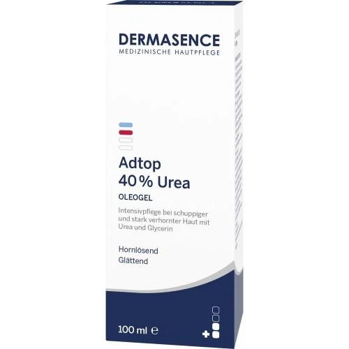 MEDICOS KOSMETIK GMBH & CO. KG DERMASENCE Adtop 40% Urea Oleogel 100 ML PZN 19687034