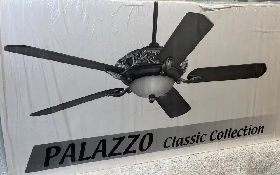 Emerson Classic Collection Palazzo 54” Gilded Bronze Ceiling Fan CF943GBZ - Image 3 of 4