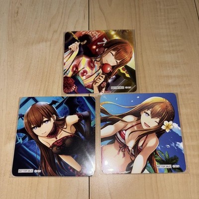 Steins Gate Web Lotterie Uhr Untersetzer Set Limited Edition Sammlerstück