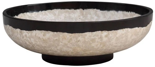 Uttermost Rastia 14" Wide Neutral Terrazzo Decorative Bowl - Picture 2 of 5