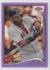 2014 Topps Chrome Retail Purple Refractor Mike Napoli #30 n1u