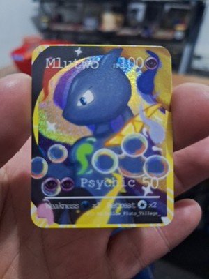 Miutwo Pluto Coco Mini Series Secret Rare (Mewtwo) Fan Art, Yellow Pluto Village