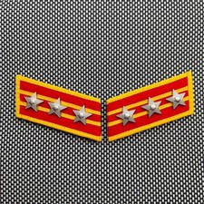 Chinese Army Type 55 Colonel Rank Badge Three Star Collar insignia