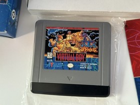 Jack Bros Nintendo Virtual Boy Game Complete MINT, RARE, with Acrylic Case! 🎃  