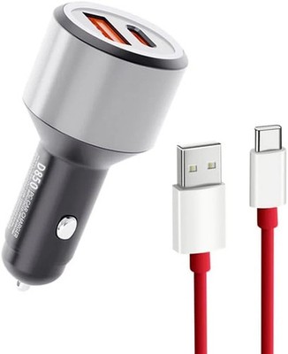 Warp Car Charger 80W for Oneplus 12 Ace 11 10 Pro 9 10T 10R 8T 8 7T 7 6T...