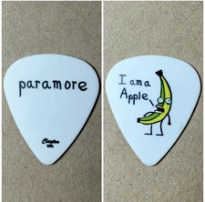 Paramore Guitar Pick Hayley Zac Taylor I Am A Apple