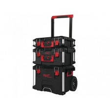 Milwaukee 4932464244 Black PACKOUT Trolley  3 Piece Set
