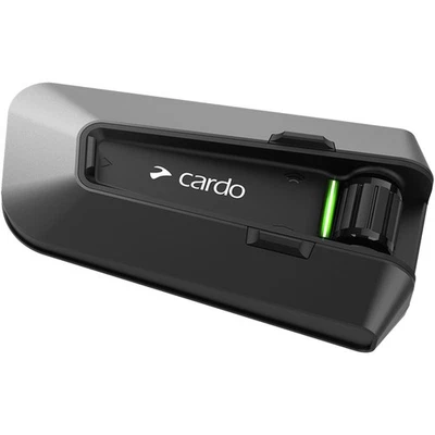 Cardo Packtalk Edge Einzelset Motorrad Kommunikationssystem Bluetooth 5.2