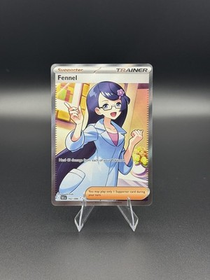 Fennel 162/086 Sv: Black Bolt Full Art Ultra Rare Holo NM Trainer