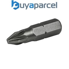 Faithfull  Pozi S2 Grade Steel Screwdriver Bits PZ2 x 25mm (Pack 25) FAISBPZ225B