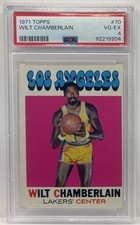 1971-72 Wilt Chamberlain Topps Basketball Card #70 Graded PSA 4 (VG-EX) Lakers